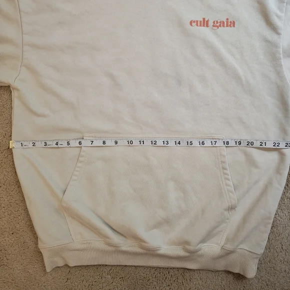 Cult Gaia Men's Cream Hoodie - Picture 14 of 15